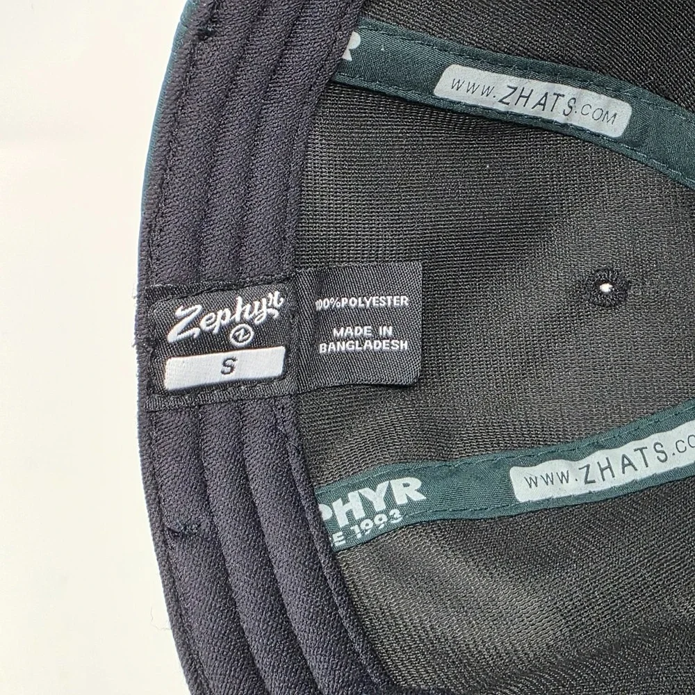 Zephyr Z-Fit Size Small Texas Patch Ducks‎ Hat Cap Green/White Embroidered Logo